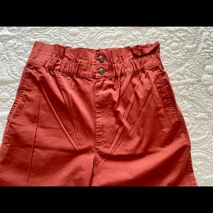 NWT Madewell Paperbag Pants, size 6
